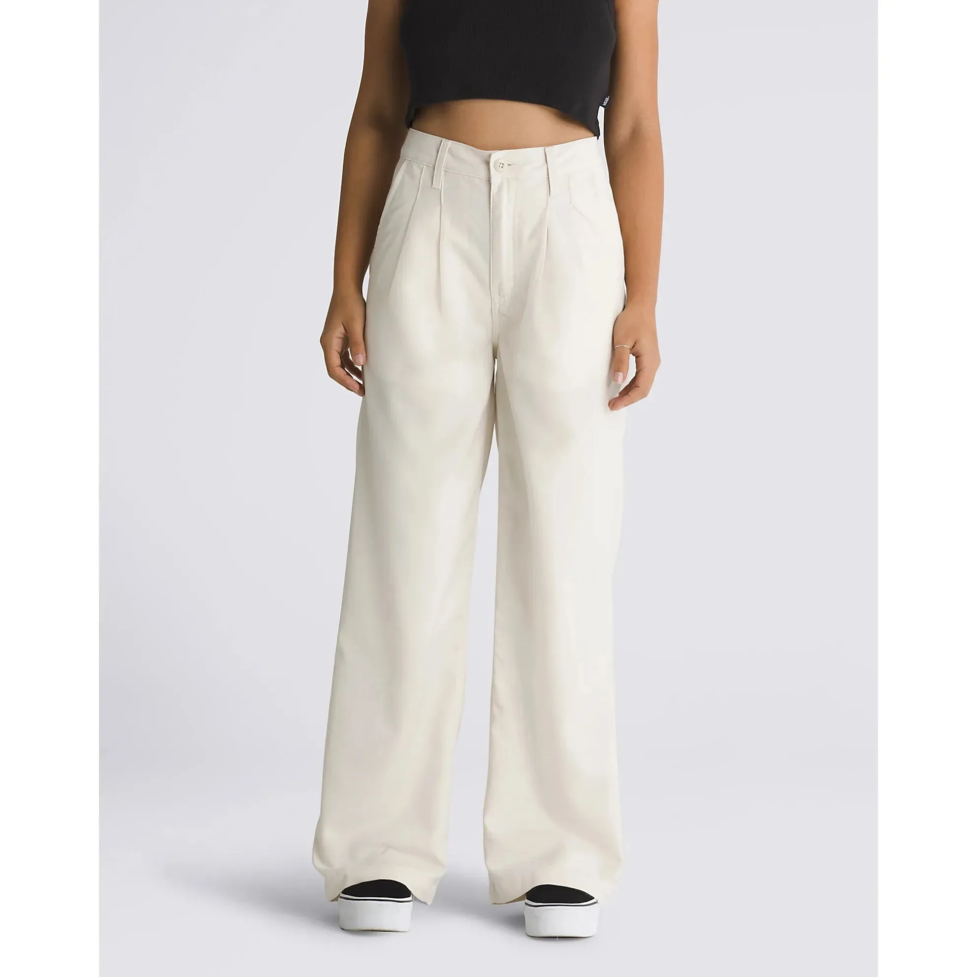 Vans Alder Relaxed Pleated Trousers - Turtledove