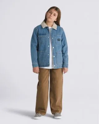 Kids Denim Sherpa Coat by VANS