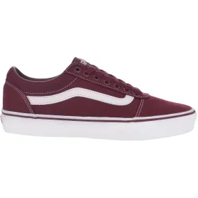 Vans Mens Ward Canvas Trainers - Port/White