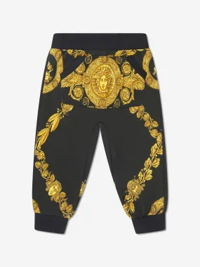 Versace Baby Heritage Print Joggers in Black