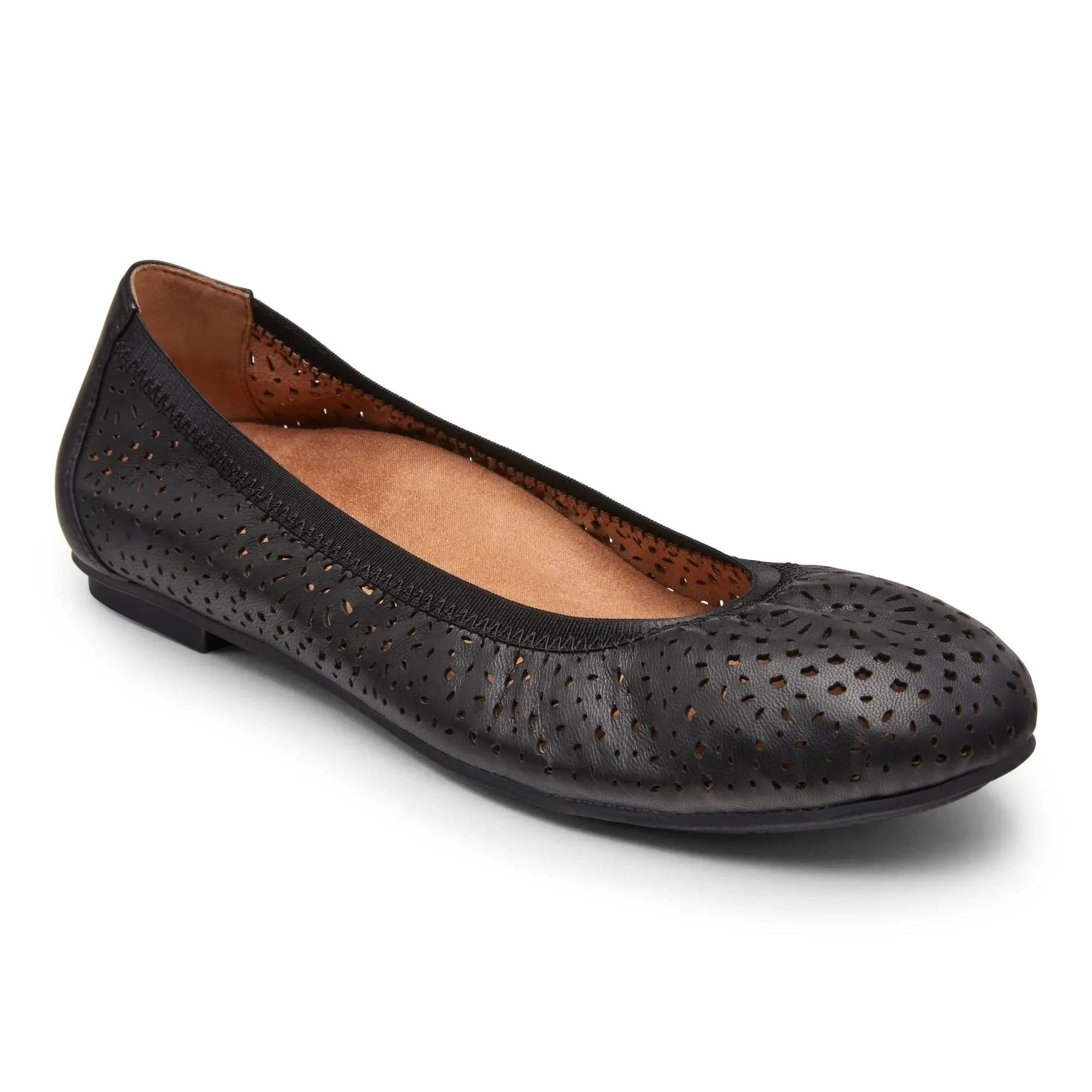 Vionic Women's Spark Robyn Perf NPA Black Flat