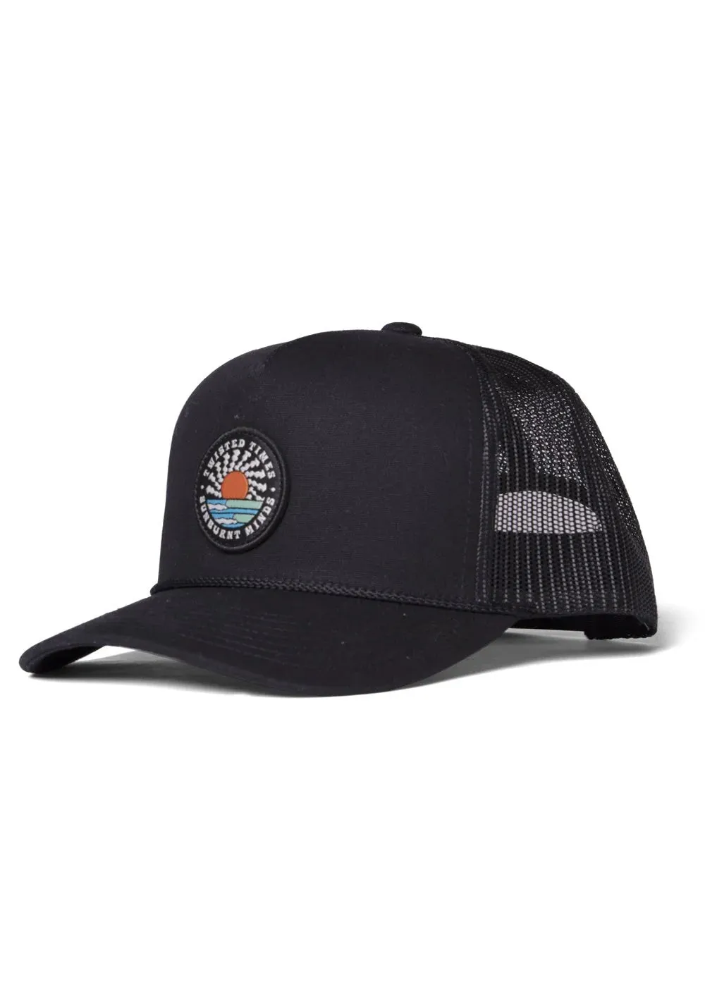 VISSLA WEST WINDS ECO TRUCKER HAT BL2 - BLACK