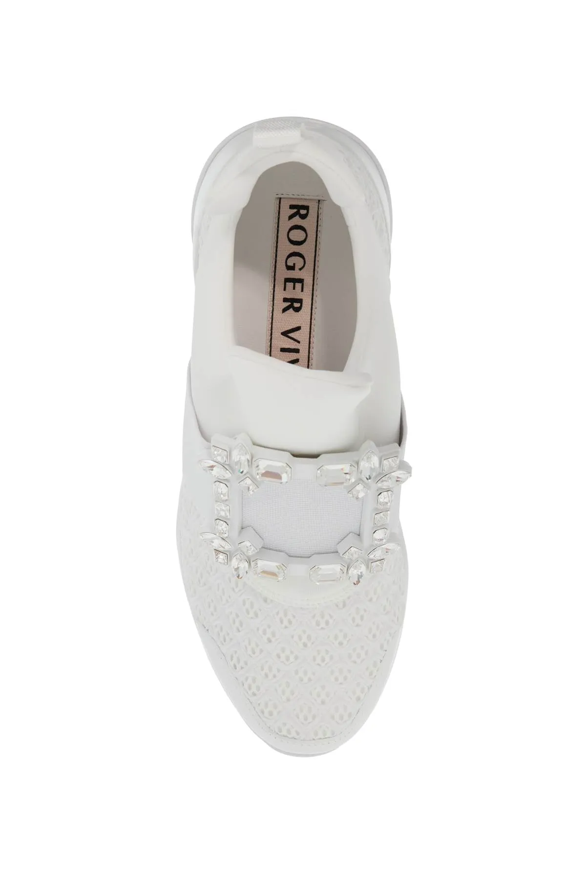 viv strass buckle sneakers RVW50624180KOT BIANCO