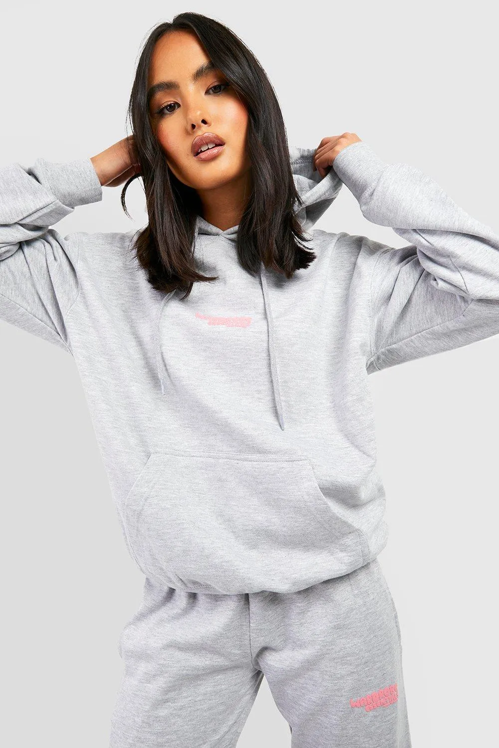 Wardrobe Essentials Puff Print Hooded Tracksuit