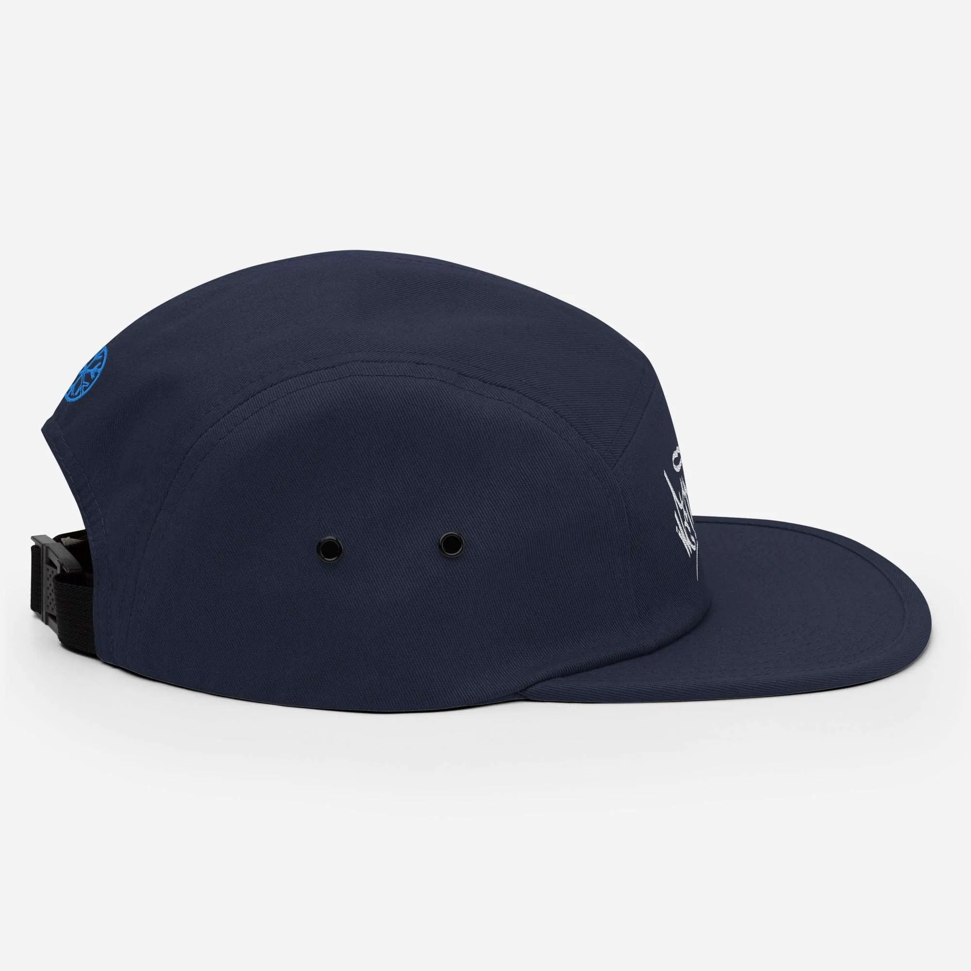 Weirdo Graffiti Tag 5-Panel Snapback Hat | Navy