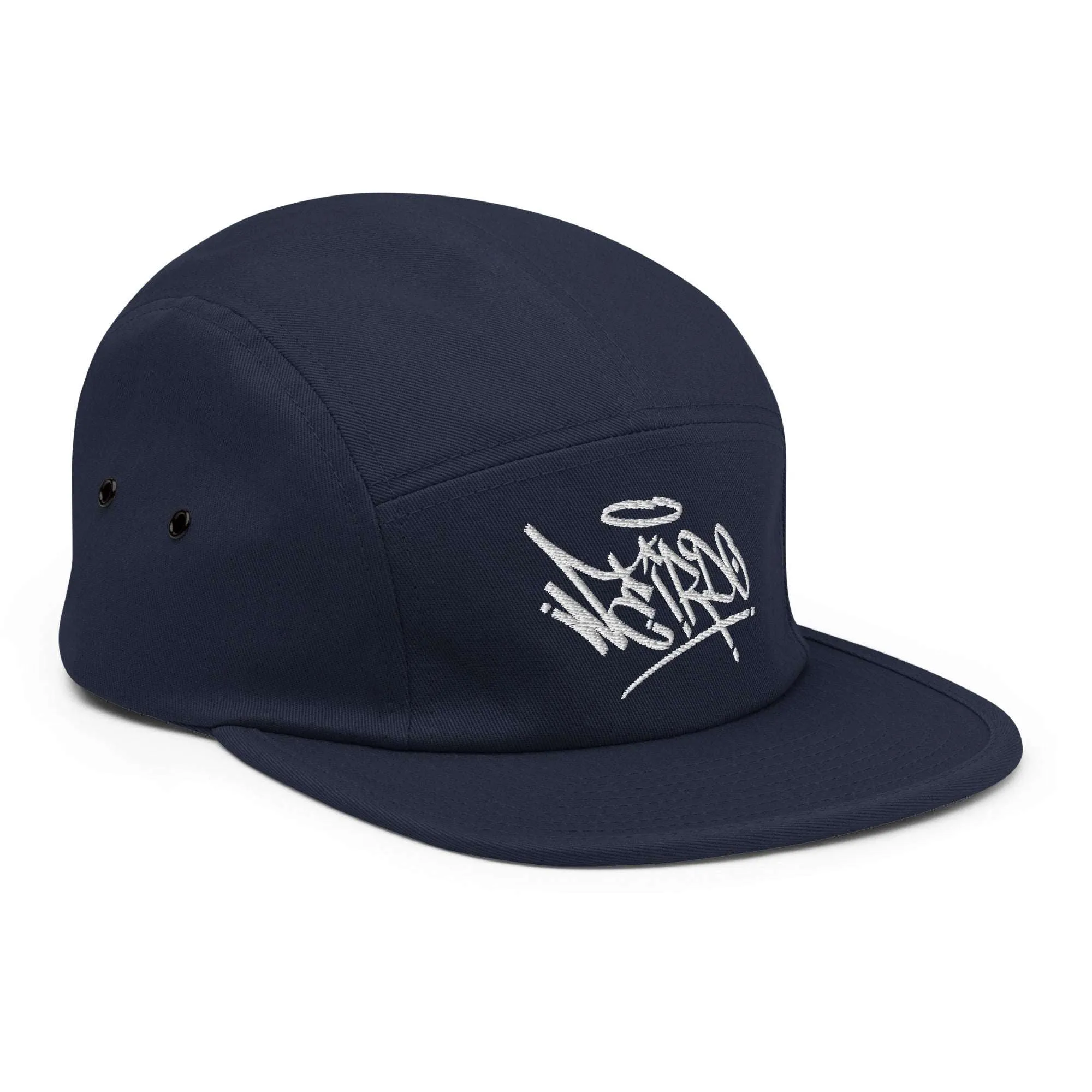 Weirdo Graffiti Tag 5-Panel Snapback Hat | Navy