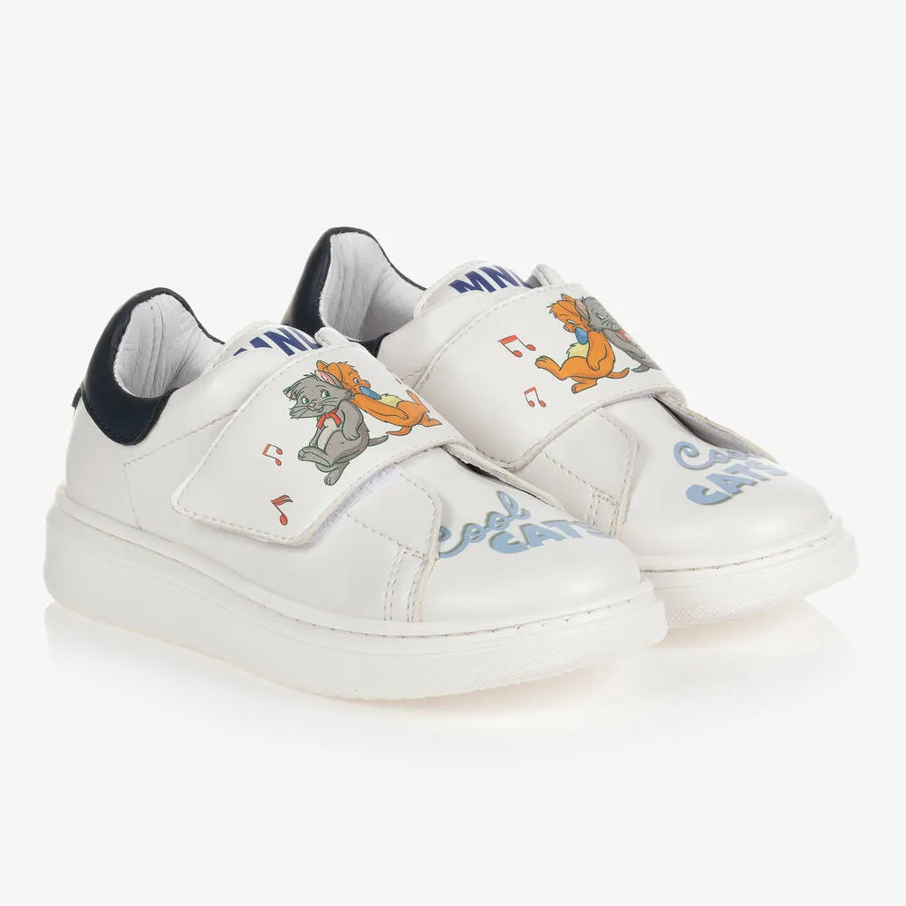 White & Blue Disney Trainers