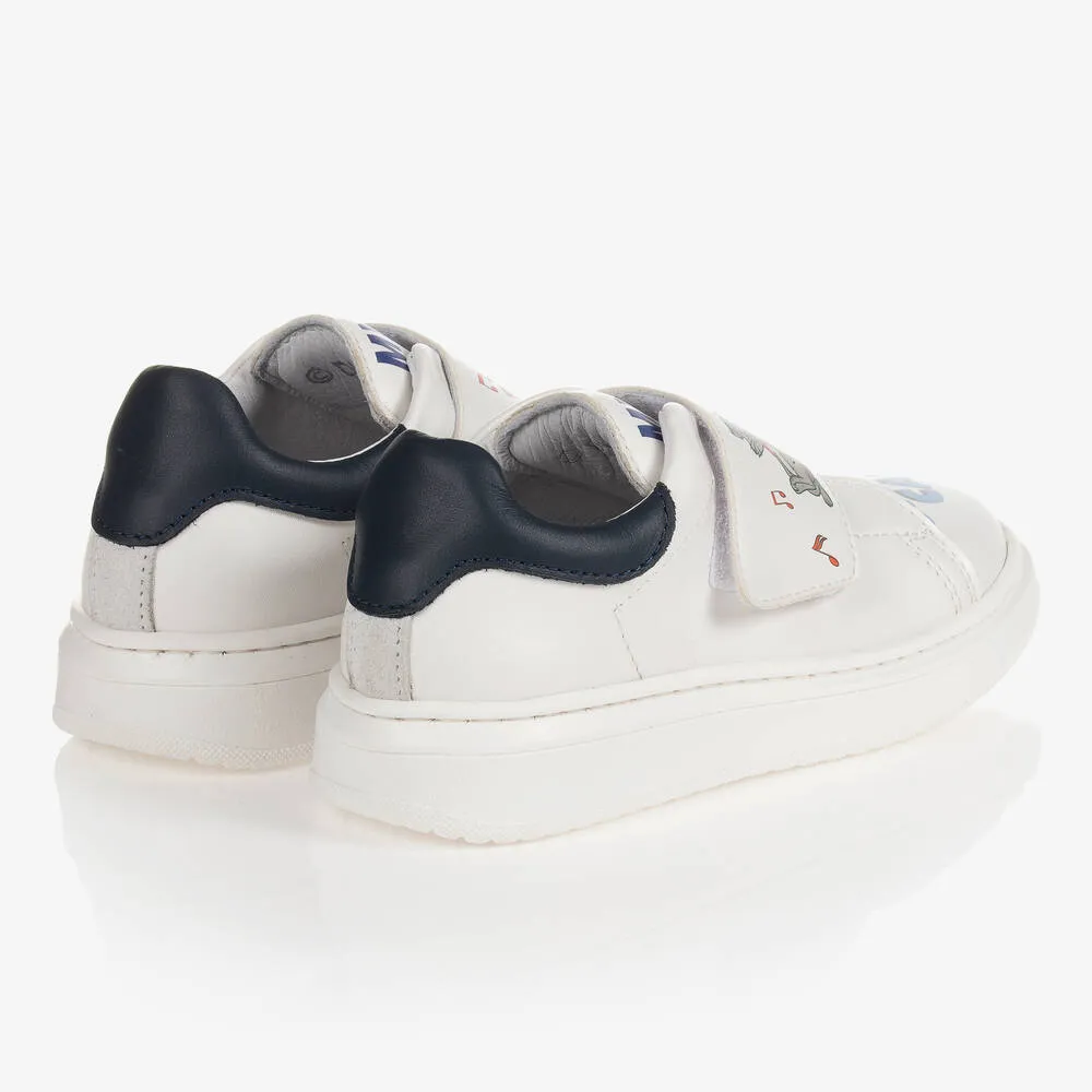 White & Blue Disney Trainers