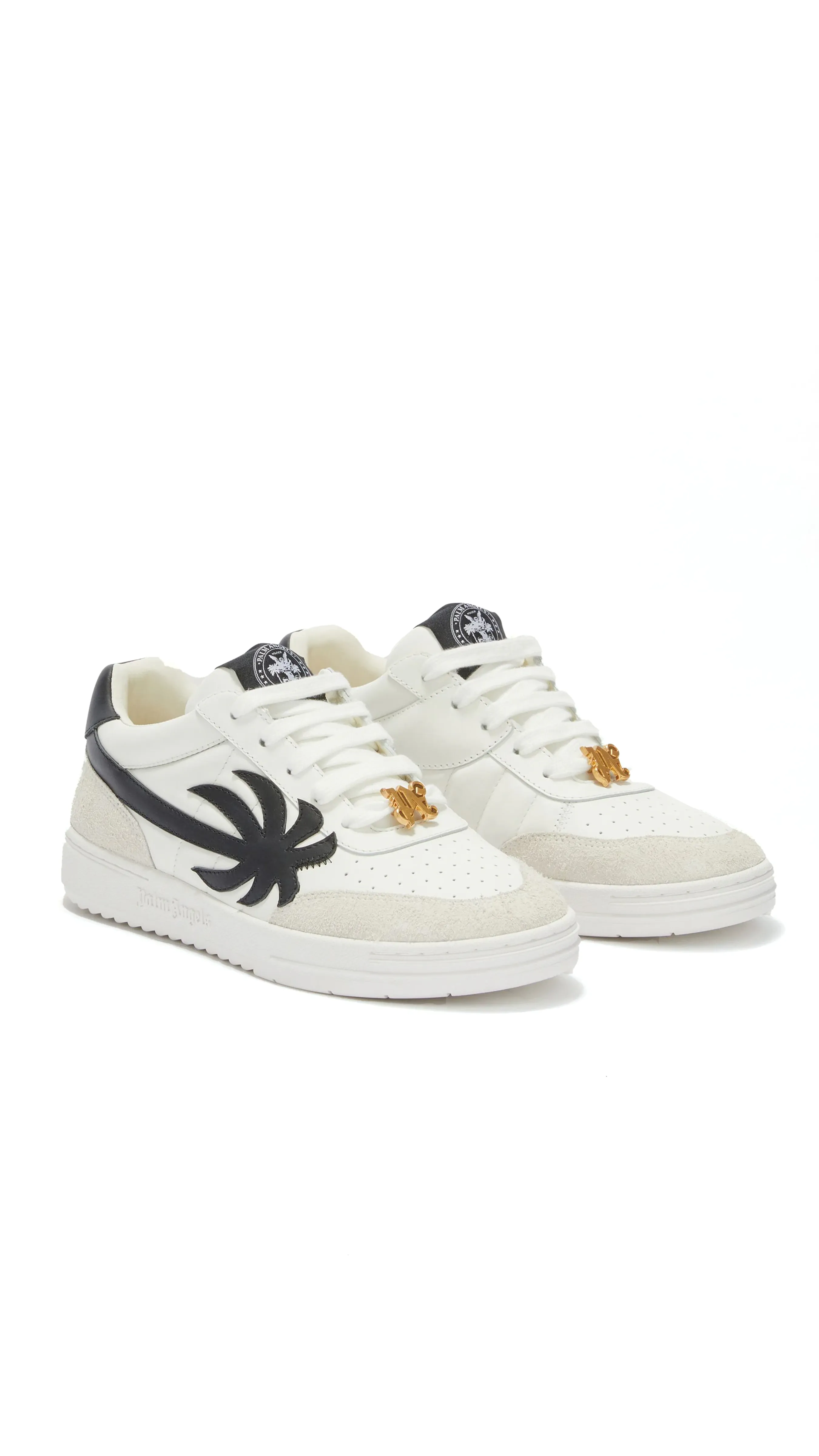 White and Black Palm Beach University Sneakers.