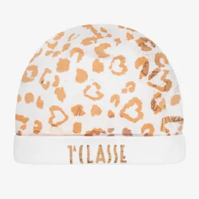 White Geo Map Leopard Hat