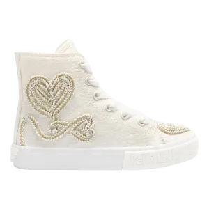 White Sharon girls' sneakers Code LKED4173