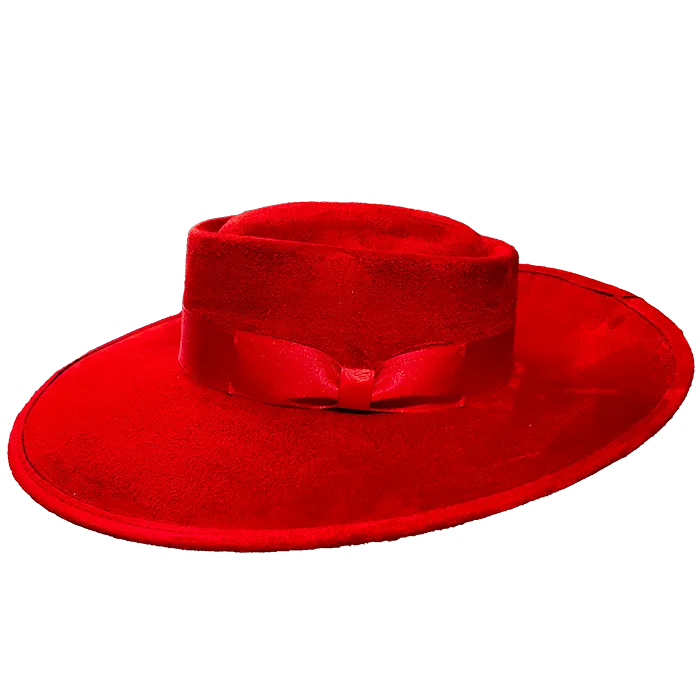 Whittier Zoot Suit Tando Hat - RED