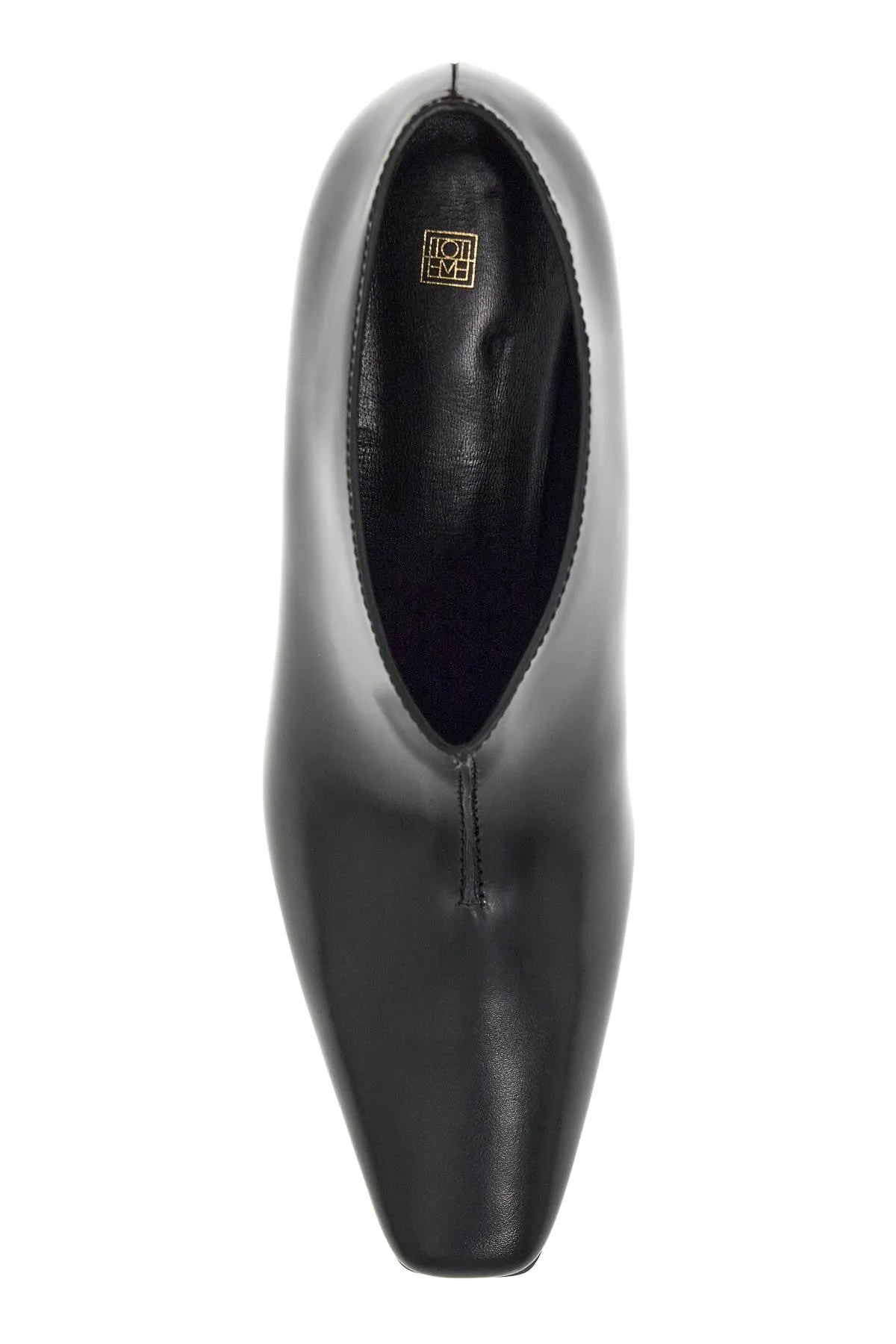 wide shaft shoe boot black.