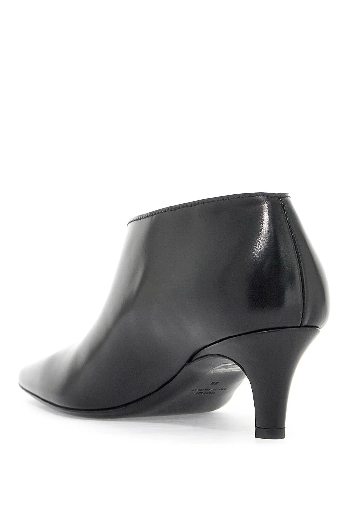 wide shaft shoe boot black.