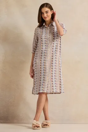 Women Assorted Printed Nightshirt Dress