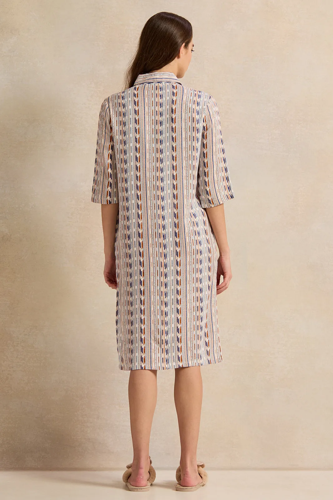 Women Assorted Printed Nightshirt Dress