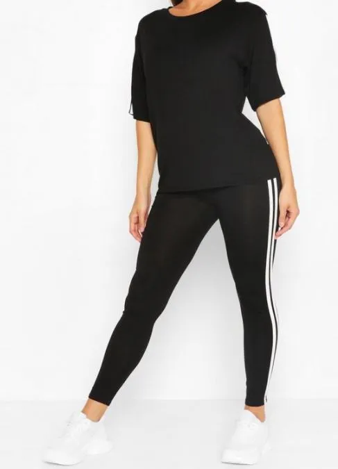 WOMEN SUMMER DOUBLE STRAPE TRACKSUIT