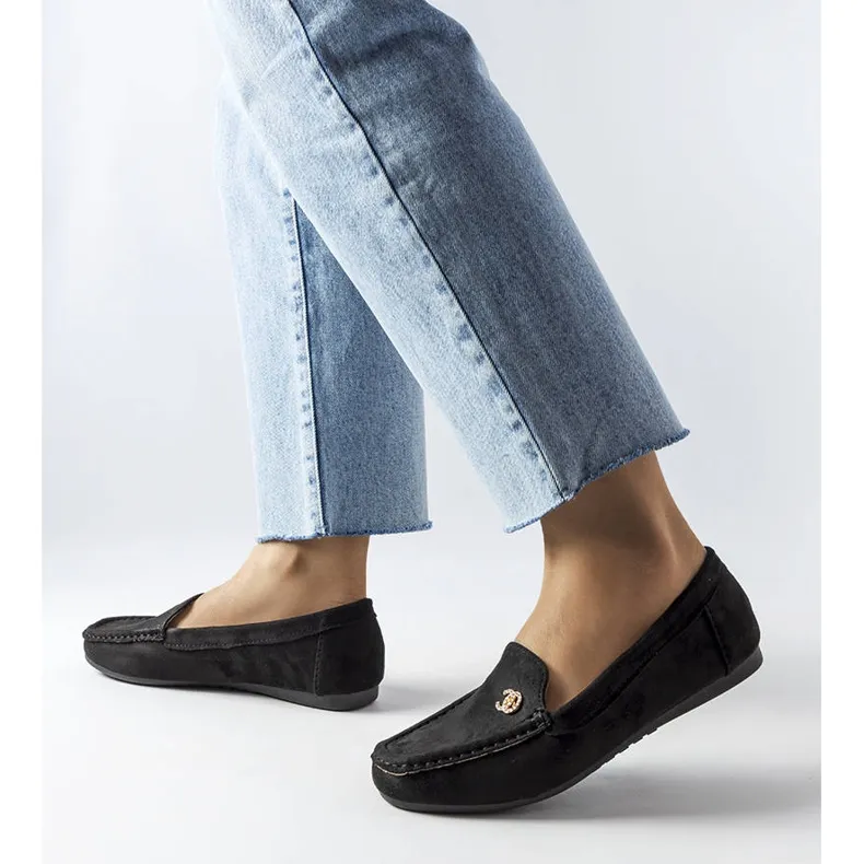 Black Moccasins Clardoux