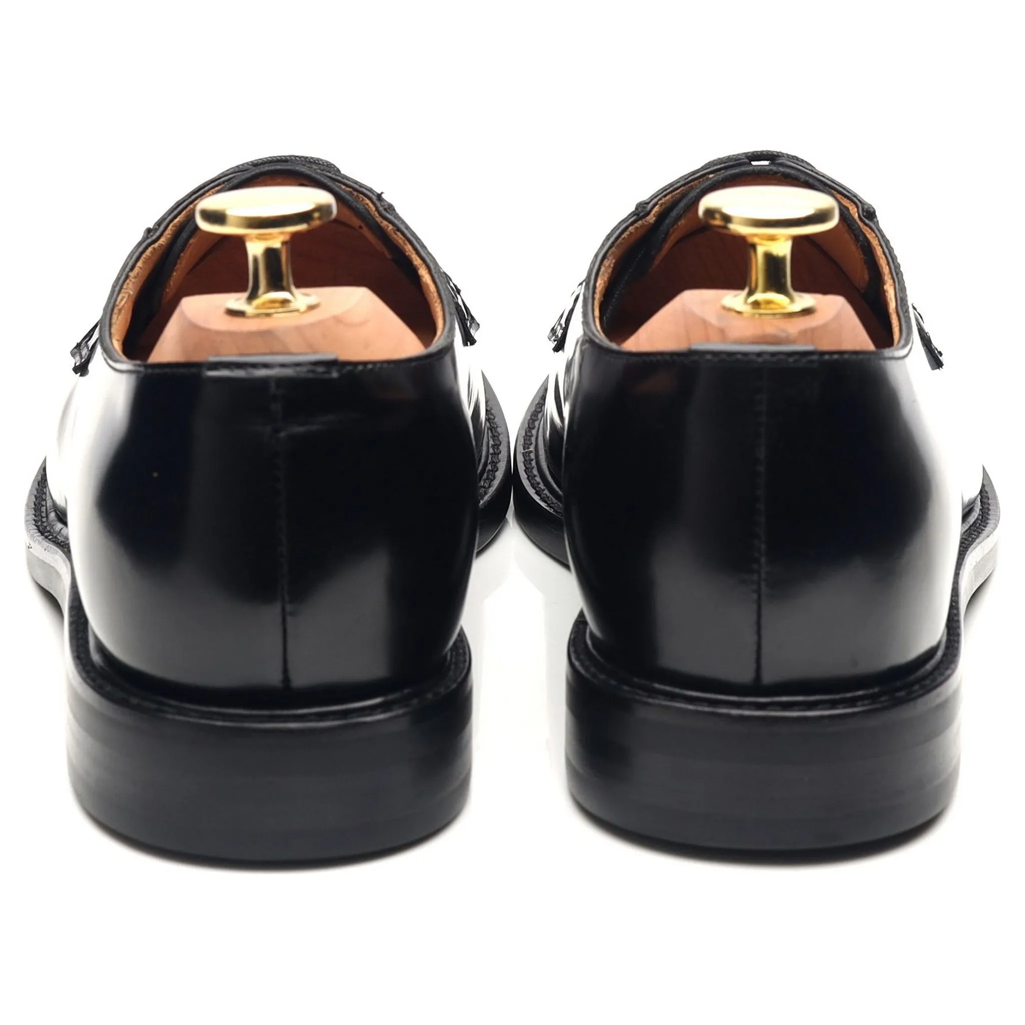 Women's Black Leather Derby UK 6 EU 39