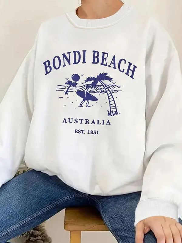 Women's Bondi Print Sweatshirt.