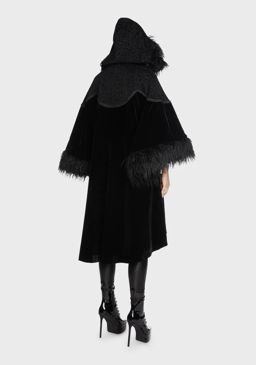 Women's Gothic Faux Fur Coat