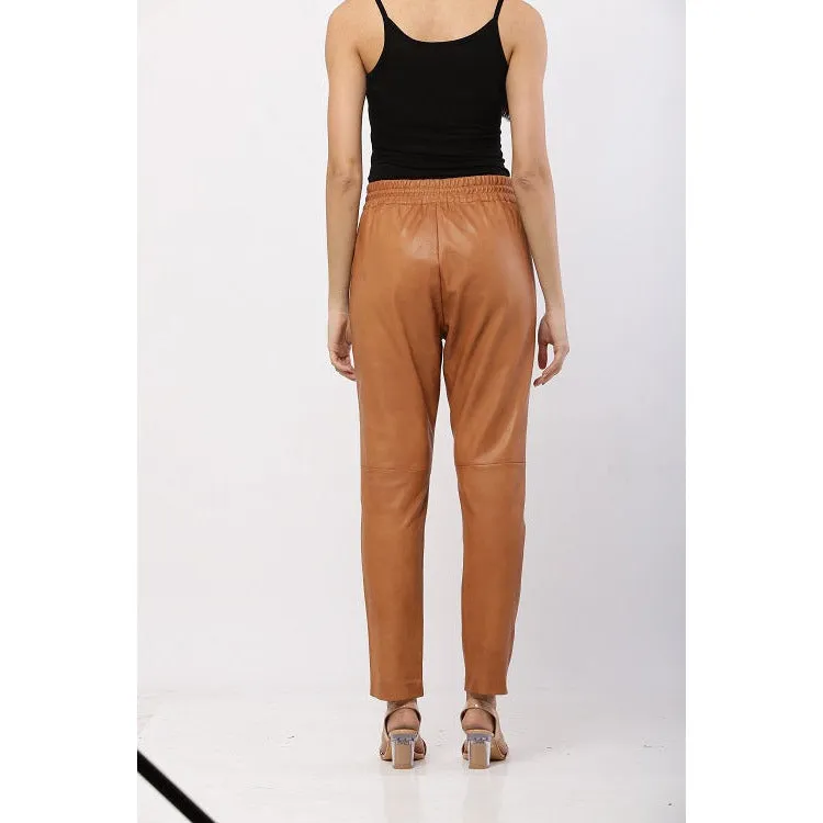 Women's Leather Pants /Joggers Carillo