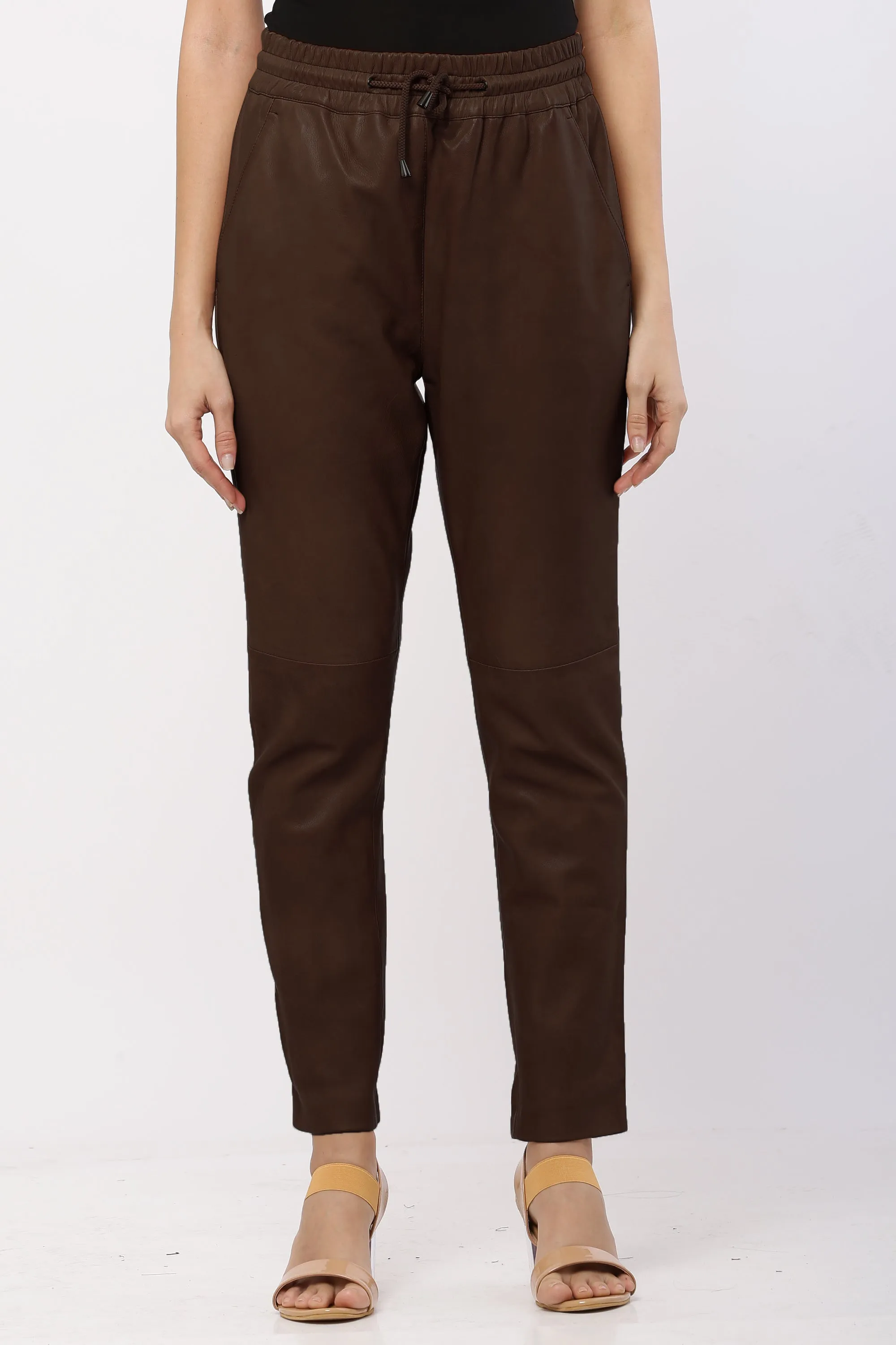 Women's Leather Pants /Joggers Carillo