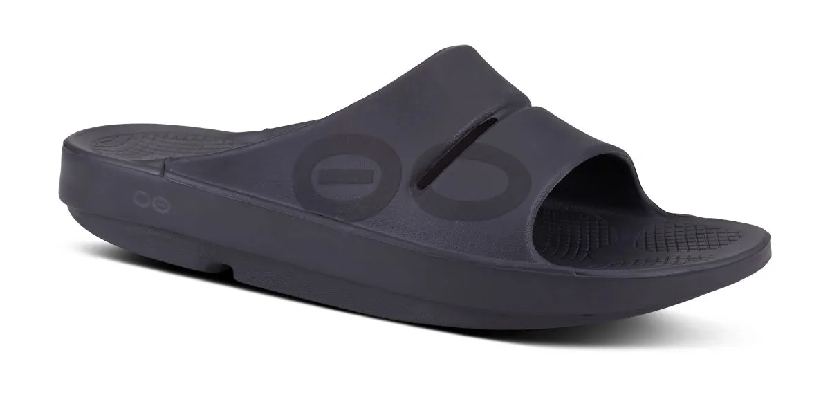 Black Matte Women's Slide Sandal OOahh Sport