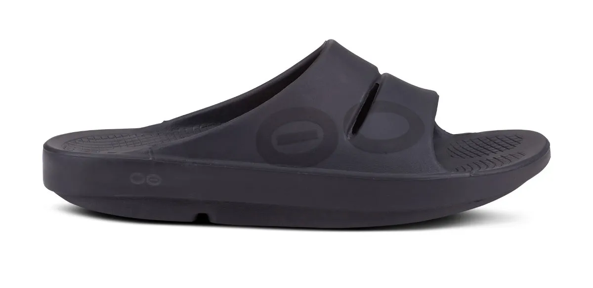 Black Matte Women's Slide Sandal OOahh Sport