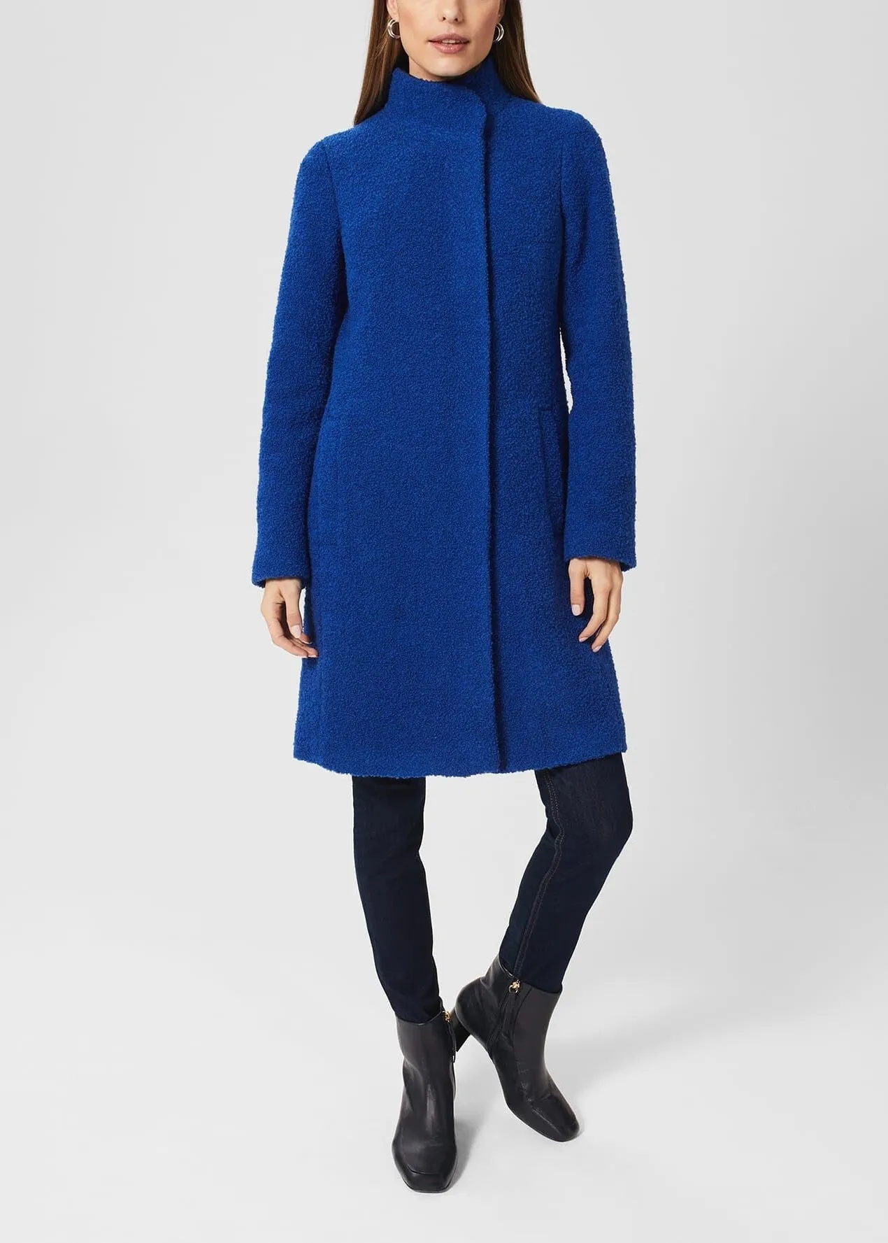 Women's Paula Coat in Cobalt by HOBBS