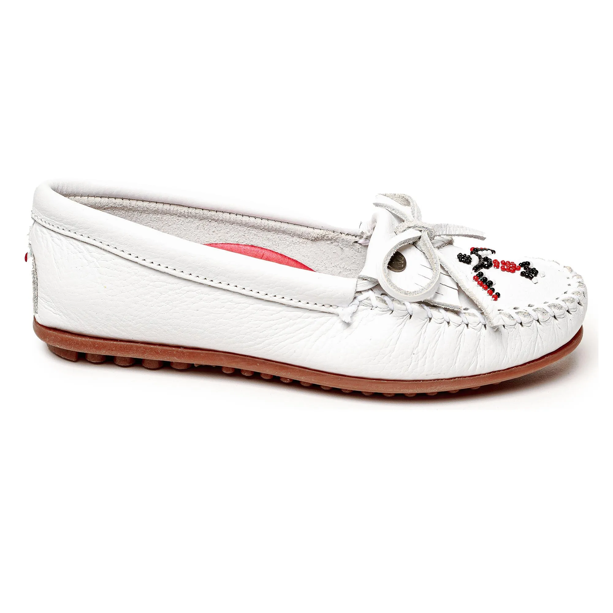 Women's Thunderbird Beaded Leather Moccasins