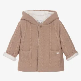 Wool Cashmere Baby Pram Coat - Beige