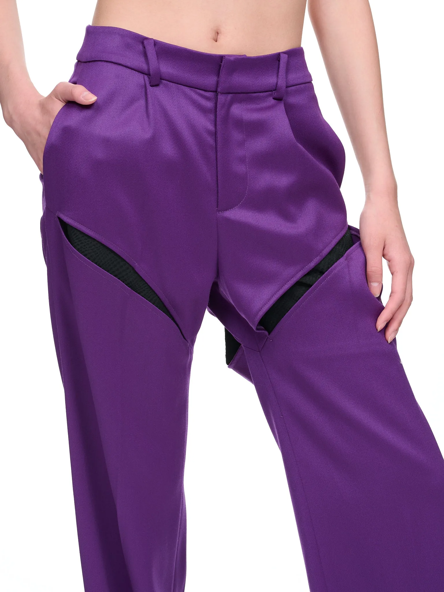 Wool Suit Trousers (WV08V-VIOLET)