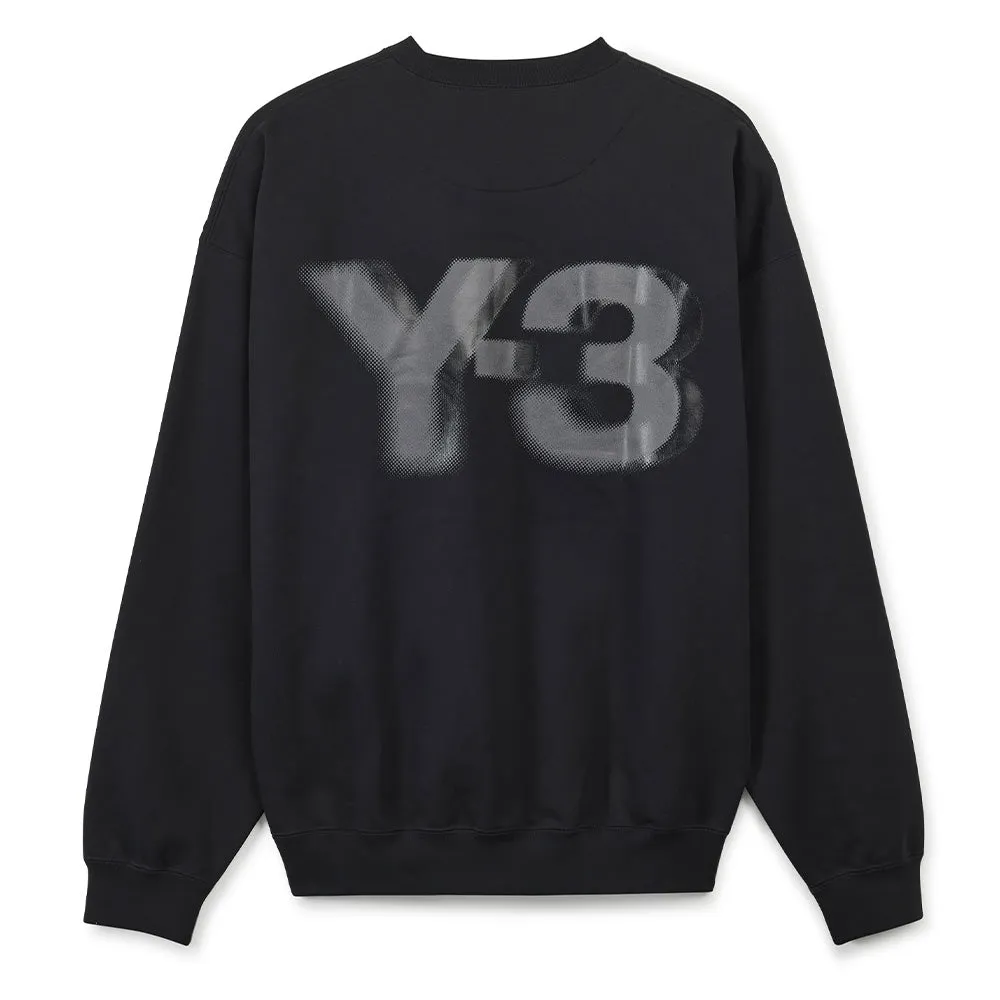 Y-3 LOGO CREW SWEATSHIRT UNISEX