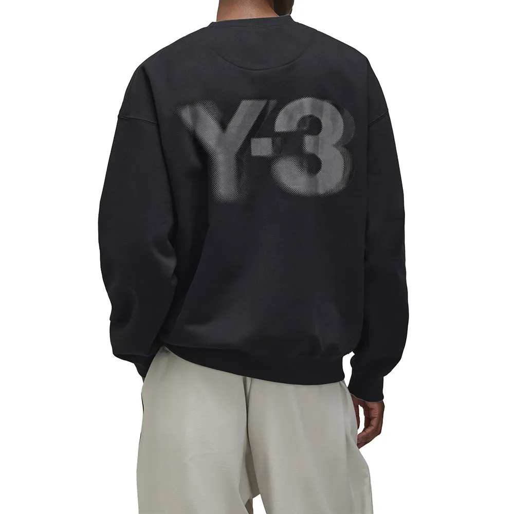 Y-3 LOGO CREW SWEATSHIRT UNISEX