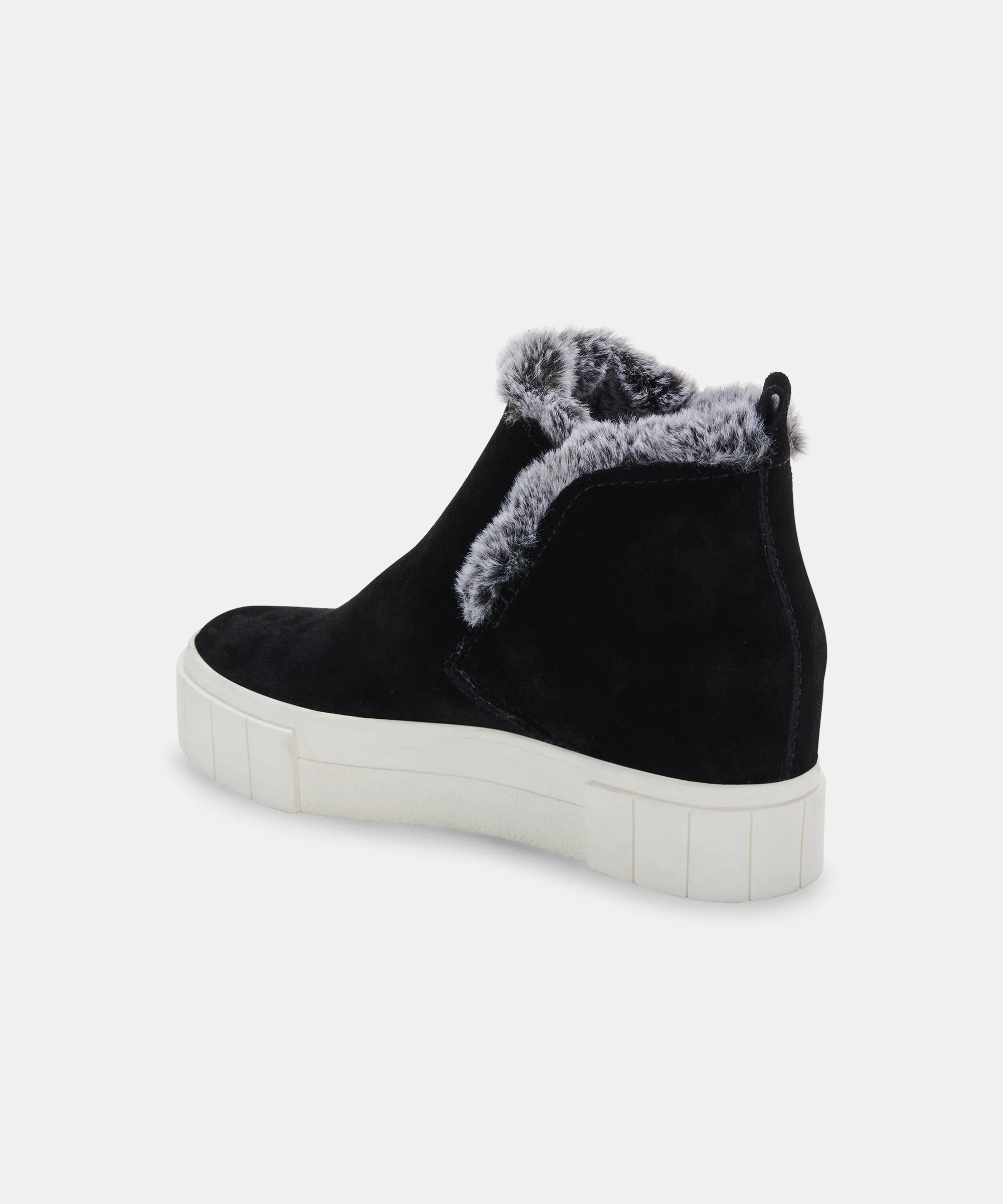 ZALI SNEAKERS BLACK SUEDE - re:vita