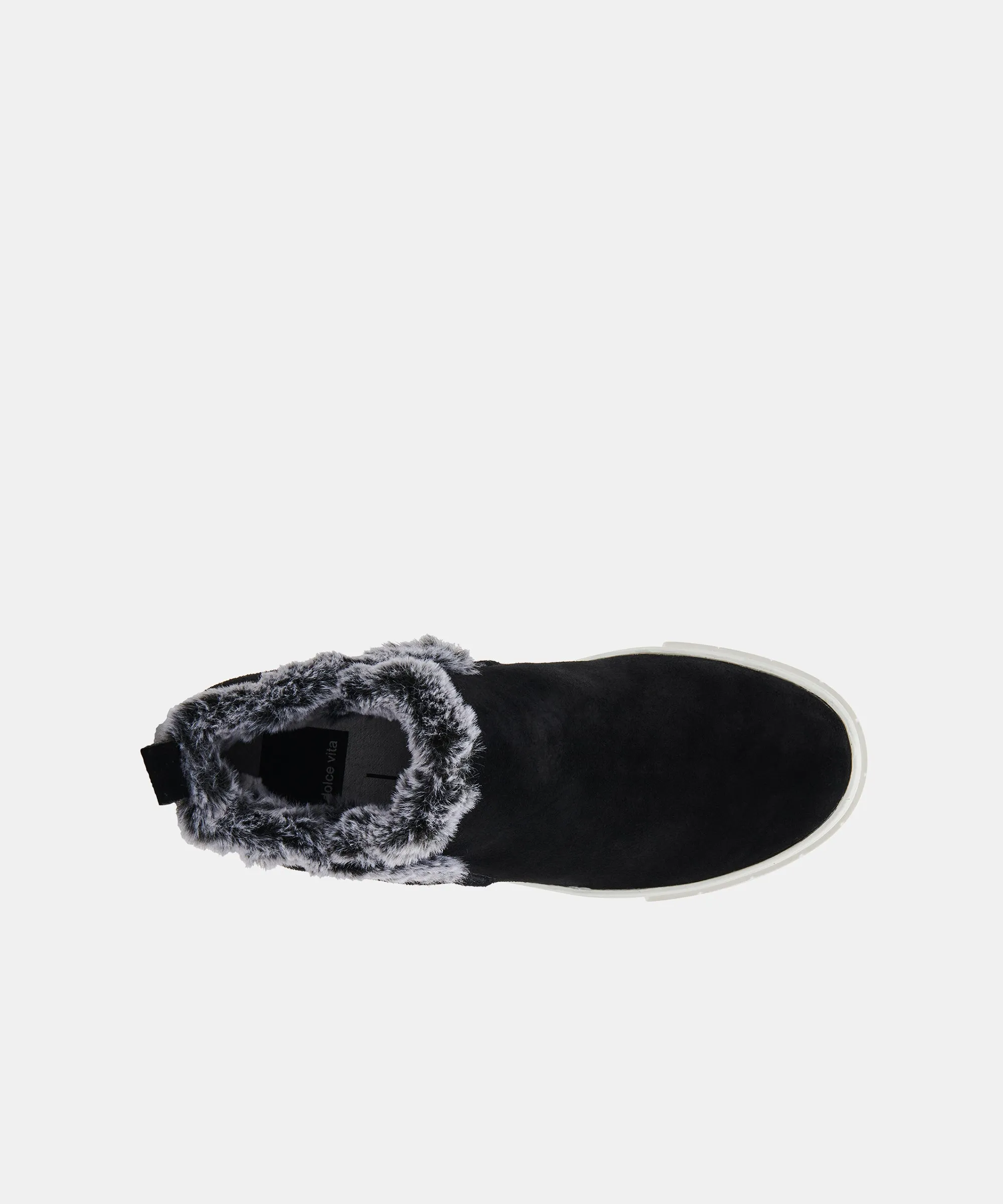 ZALI SNEAKERS BLACK SUEDE - re:vita