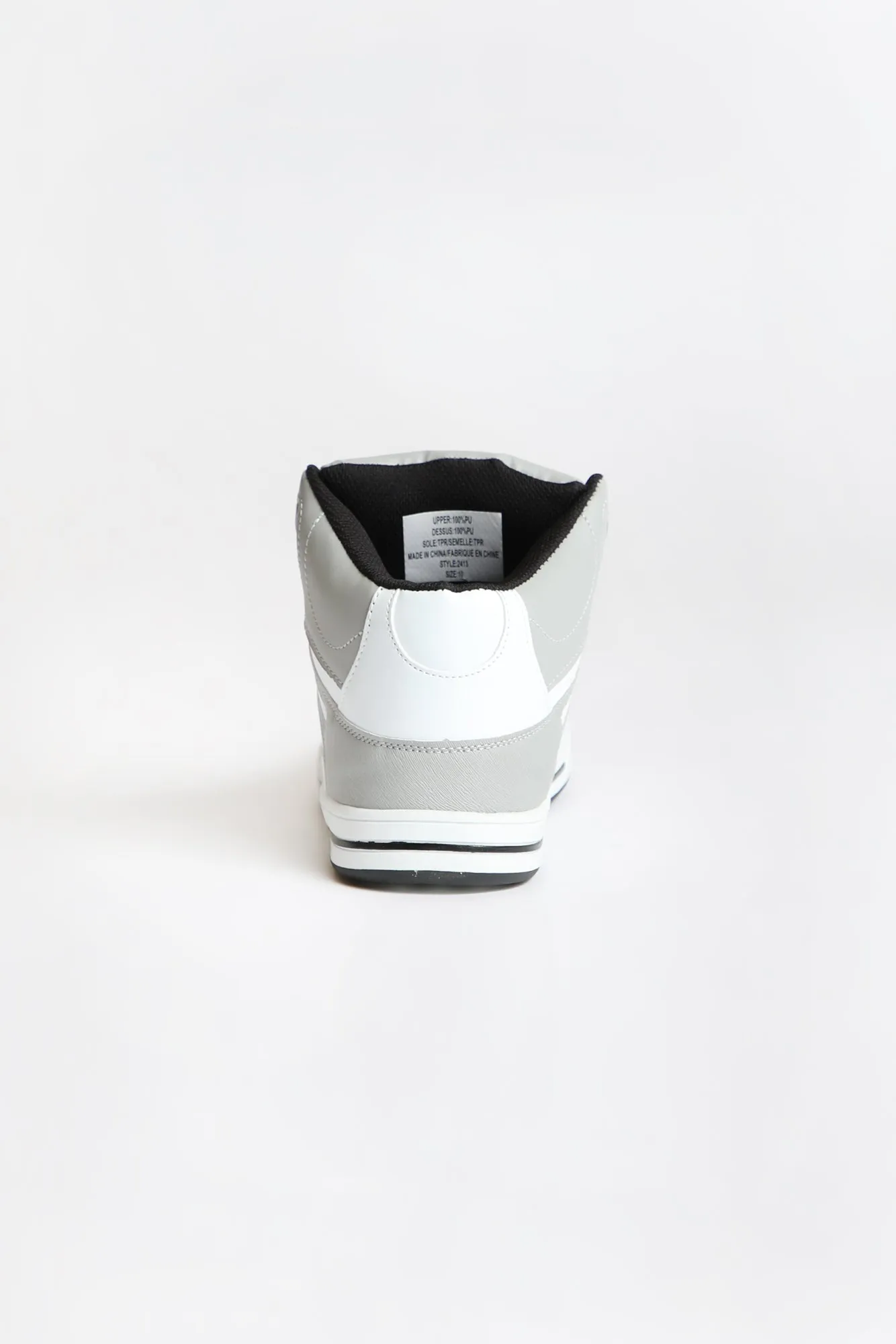 Zoo York Men's Gray and Black High Top Shoes.